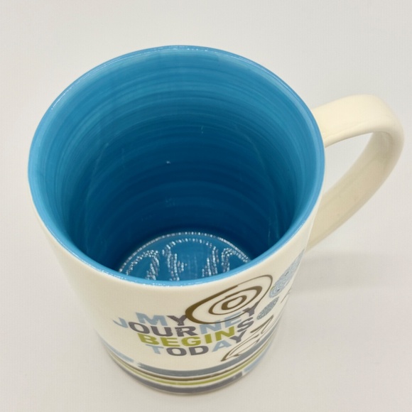 Starbucks "My Journey Begins Today" Graphic Collectors Coffee Cup Teacup Mug - Picture 4 of 5